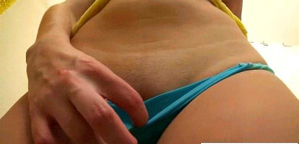  Solo Girl Strip And Play With Lots Of Kind Things video-13
